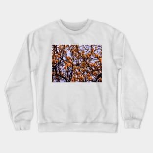 Peach flowers spring colors photography Crewneck Sweatshirt